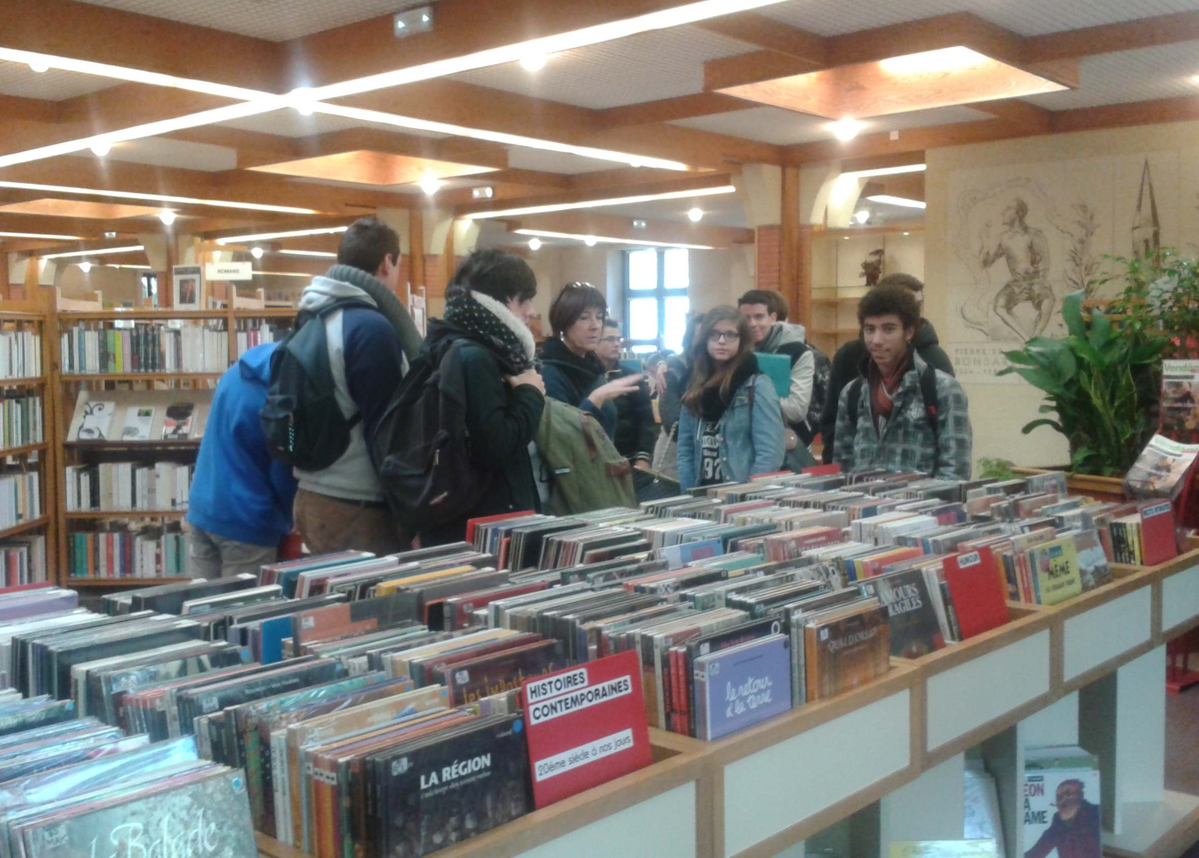 Visite à la bibliothèque de la communauté du pays de Vendôme 3ème Prépa Pro :