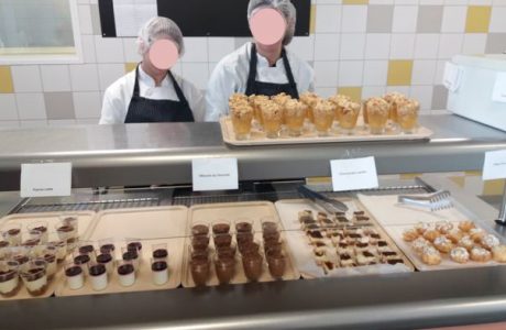 Café gourmand au Restaurant pédagogique