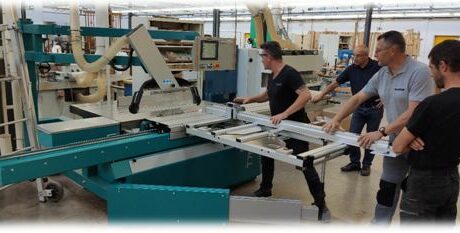 Une nouvelle machine en menuiserie : Scie circulaire à Format MARTIN T75 PREX