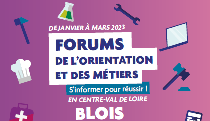 Forum de l’Orientation et des Métiers de Blois 20 et 21 janvier