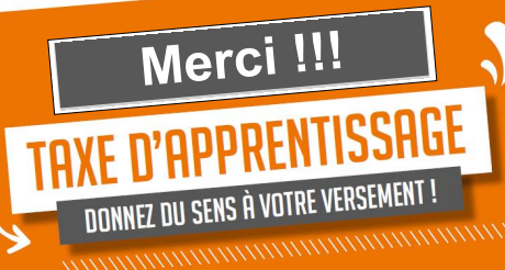 Taxe d’apprentissage : Merci à nos partenaires !