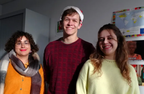 Julia et Ben, assistants de langue au lycée Ampère de Vendôme